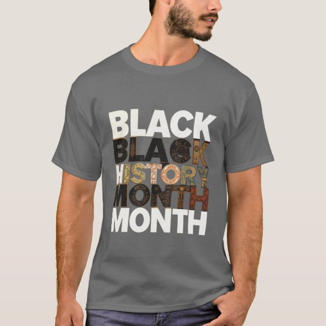 T-shirt Mois de l'histoire noire - Unité en couleur (Devant)