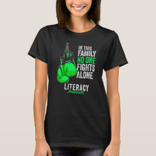 T-shirt Mois de sensibilisation à la littératie Gants Ruba