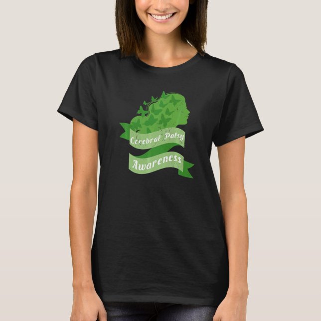 T-shirt Mois de sensibilisation à la paralysie cérébrale B (Devant)
