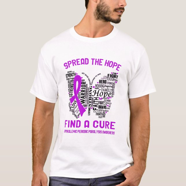 T-shirt Mois de sensibilisation à la paralysie périodique  (Devant)