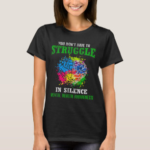 T-shirt Mois de sensibilisation à la santé Lutter contre l