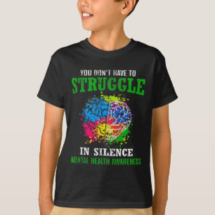 T-shirt Mois de sensibilisation à la santé Lutter contre l