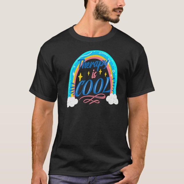 T-shirt Mois de sensibilisation à la santé mentale La thér (Devant)