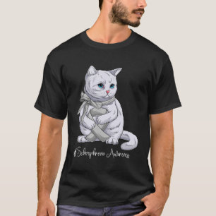 T-shirt Mois de sensibilisation à la schizophrénie Chat au