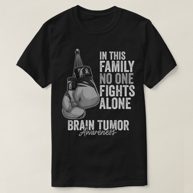T-shirt Mois de sensibilisation à la tumeur du cerveau Gan (Design devant)