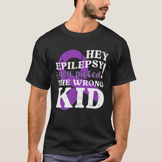 T-shirt Mois de sensibilisation à l'épilepsie Guerrier de  (Devant)