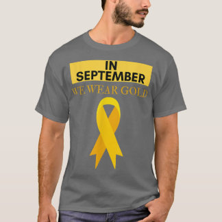 T-shirt Mois De Sensibilisation Au Cancer Chez L'Enfance E