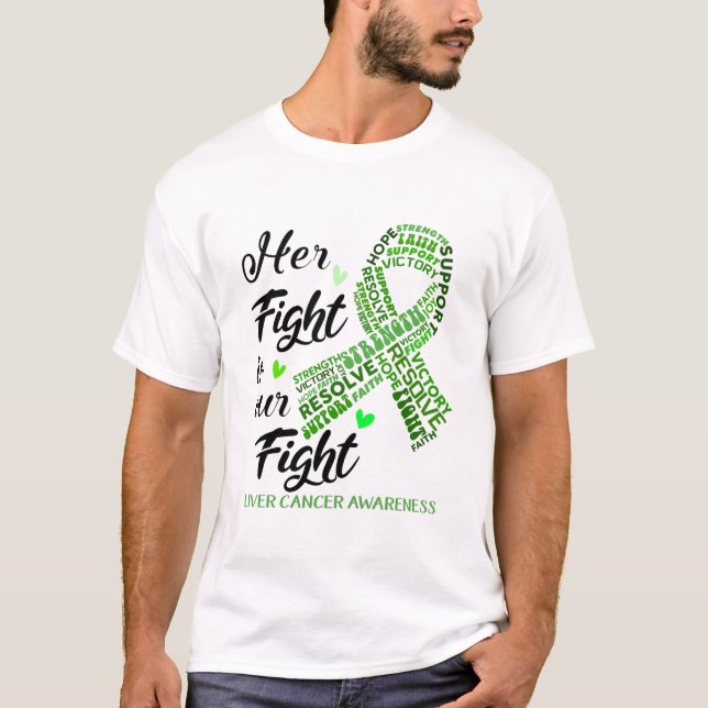 T-shirt Mois de sensibilisation au cancer du foie Cadeaux  (Devant)