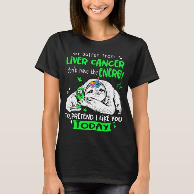 T-shirt Mois de sensibilisation au cancer du foie Cadeaux  (Devant)
