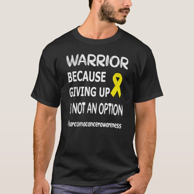T-shirt Mois de sensibilisation au cancer du sarcome Sarco (Devant)