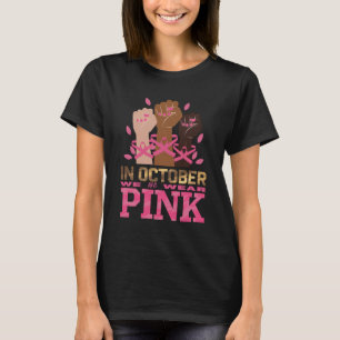 T-shirt Mois De Sensibilisation Au Cancer Du Sein En Octob