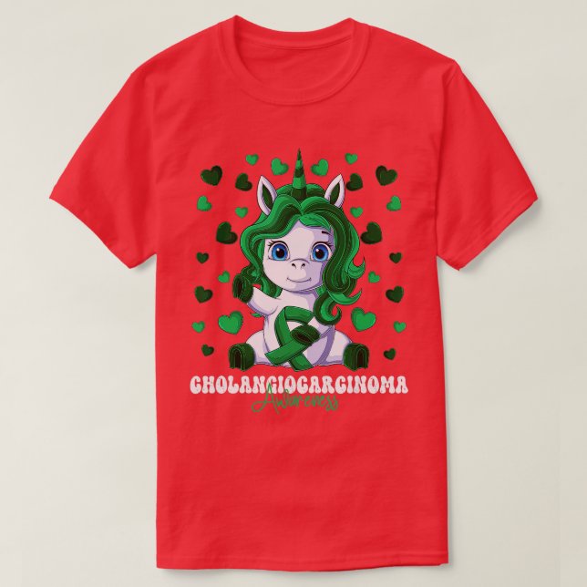 T-shirt Mois de sensibilisation au cholangiocarcinome Ruba (Design devant)