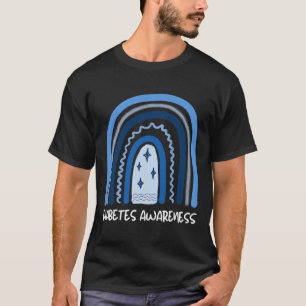 T-shirt Mois de sensibilisation au diabète Novembre Blue R
