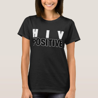T-shirt Mois de sensibilisation au sida positif du vih Vih