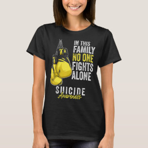 T-shirt Mois de sensibilisation au suicide Gants de boxe J