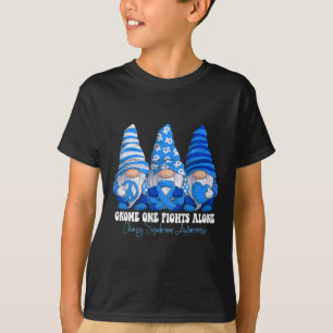 T-shirt Mois de sensibilisation au syndrome de charge Bleu
