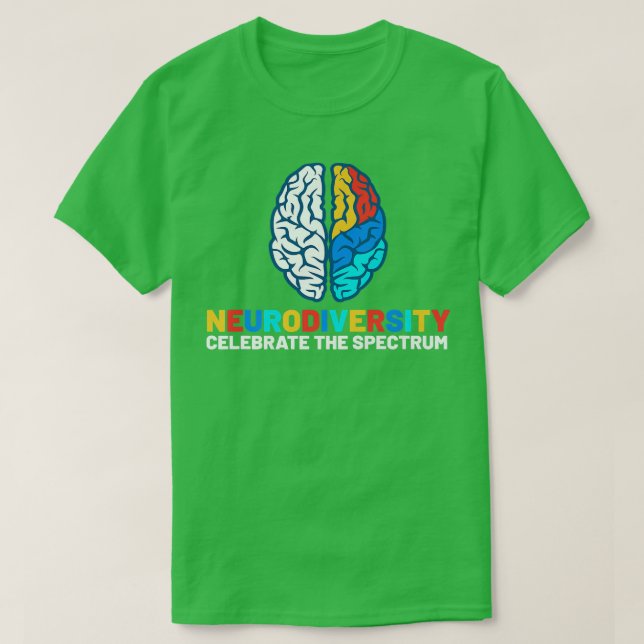 T-shirt Mois de sensibilisation autistique Neurodiversité  (Design devant)