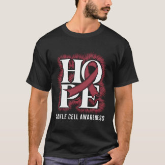 T-shirt Mois de sensibilisation aux cellules de faucille E