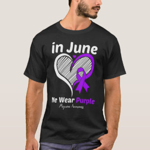 T-shirt Mois de sensibilisation aux migraines pourpres du