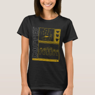 T-shirt Mois de sensibilisation Café Asl Lover Amour tenda