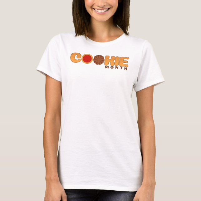 T-shirt Mois des cookies (Devant)
