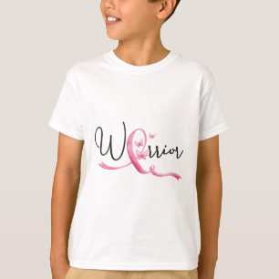 T-shirt Mois du cancer du sein Papillons rose Ruban femmes
