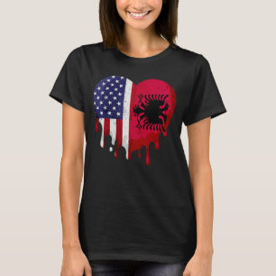 T-shirt Mois du patrimoine albanais d'Amérique Albanie Dra