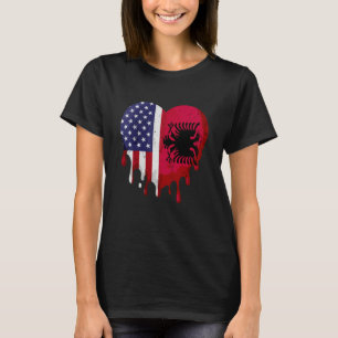 T-shirt Mois du patrimoine albanais d'Amérique Albanie Dra