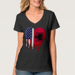 T-shirt Mois du patrimoine albanais d'Amérique Albanie Dra