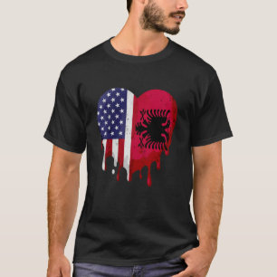 T-shirt Mois du patrimoine albanais d'Amérique Albanie Dra