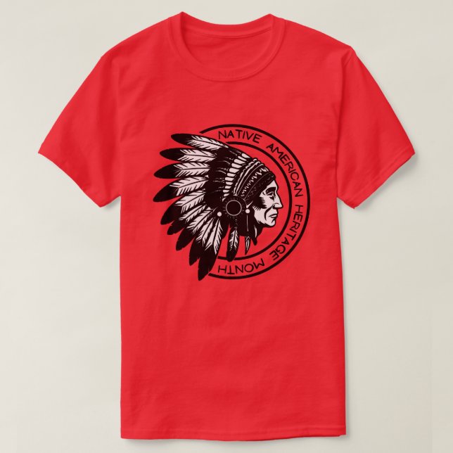 T-shirt Mois du patrimoine amérindien Chef (Design devant)