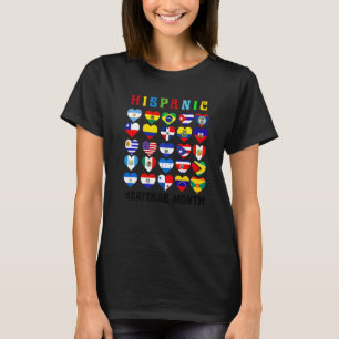 T-shirt Mois du patrimoine hispanique 2022 Nombre national