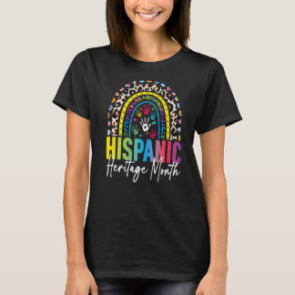 T-shirt Mois du patrimoine hispanique Arc-en-ciel Tous les
