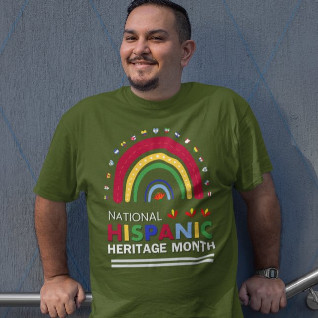 T-shirt Mois du patrimoine hispanique Boho Arc-en-ciel et  (Créateur téléchargé)
