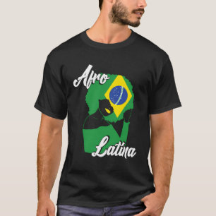 T-shirt Mois du patrimoine hispanique Brésil Brésil Drapea