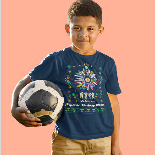 T-shirt Mois du patrimoine hispanique Drapeaux latinos tou