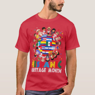 T-shirt Mois du patrimoine hispanique Earth Childs drapeau