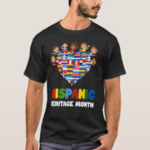 T-shirt Mois du patrimoine hispanique Enfants Garçon Fille