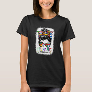 T-shirt Mois du patrimoine hispanique Femmes Latino Drapea