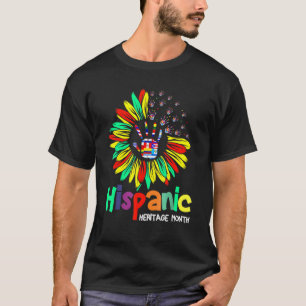 T-shirt Mois du patrimoine hispanique Femmes Latino Pays F