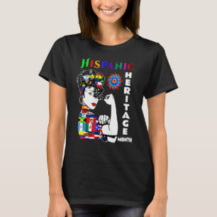 T-shirt Mois du patrimoine hispanique Femmes pays latino-a