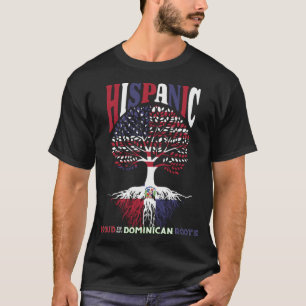 T-shirt Mois du patrimoine hispanique Fière République dom