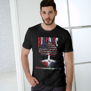 T-shirt Mois du patrimoine hispanique Fière République dom