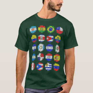 T-shirt Mois du patrimoine hispanique Latin Tous les pays 
