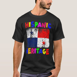 T-shirt Mois du patrimoine hispanique latino Panama