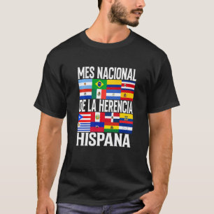 T-shirt Mois du patrimoine hispanique Mes Nacional De La H