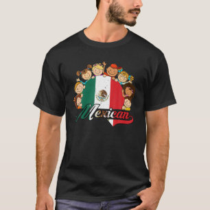 T-shirt Mois du patrimoine hispanique Mexique Enfants Garç
