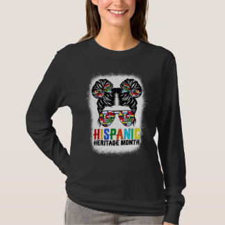 T-shirt Mois du patrimoine hispanique national Drapeaux la