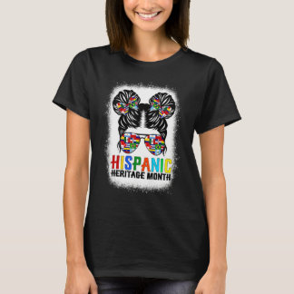T-shirt Mois du patrimoine hispanique national Drapeaux la