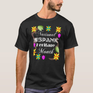 T-shirt Mois du patrimoine hispanique national Hommes Femm